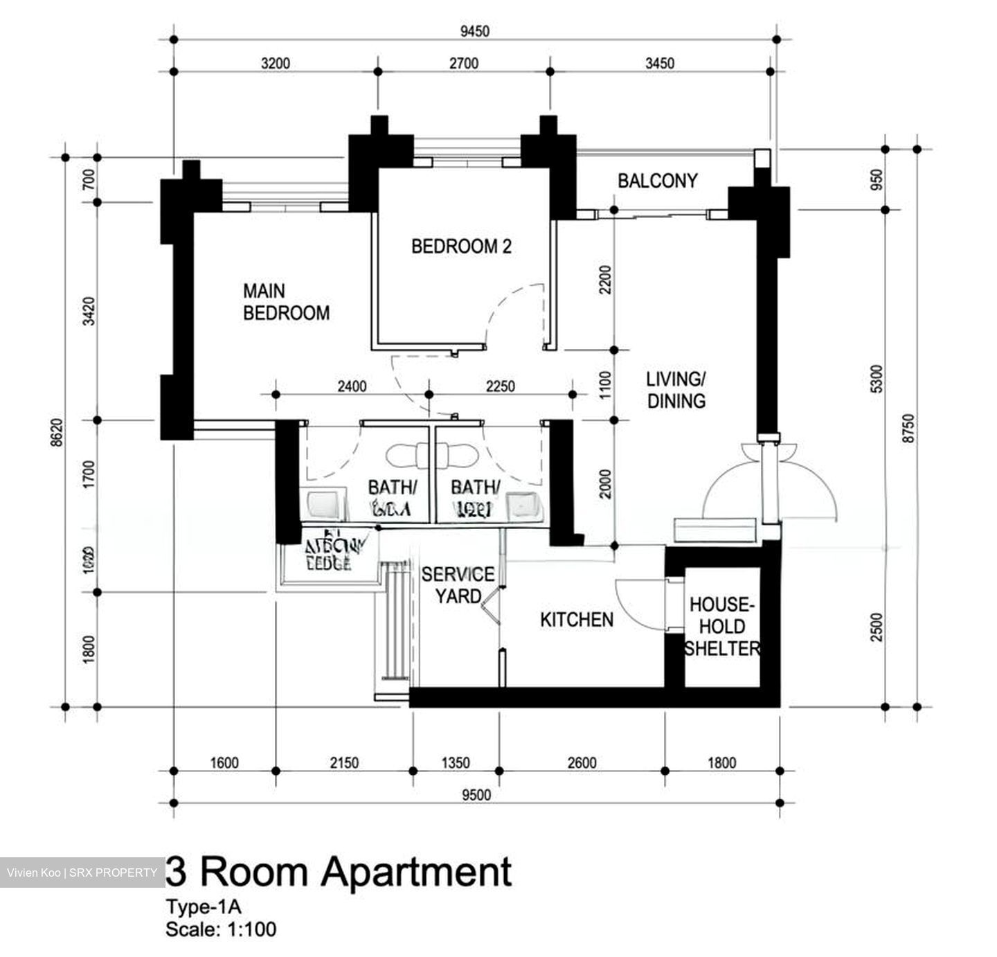 Blk 37 Skyresidence @ Dawson (Queenstown), HDB 3 Rooms #601461341